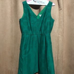 Jcrew green dress